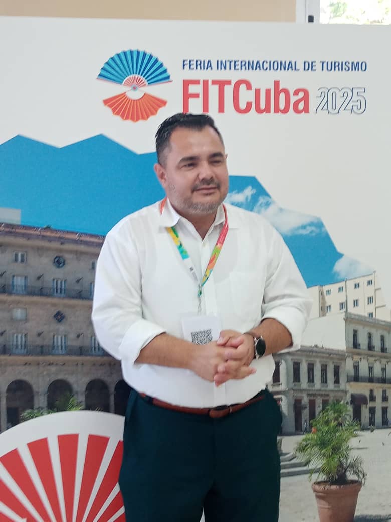 Alexei Torres Velázquez, director de Marketing y Comunicación de la cadena Iberostar Cuba Hotels & Resorts.