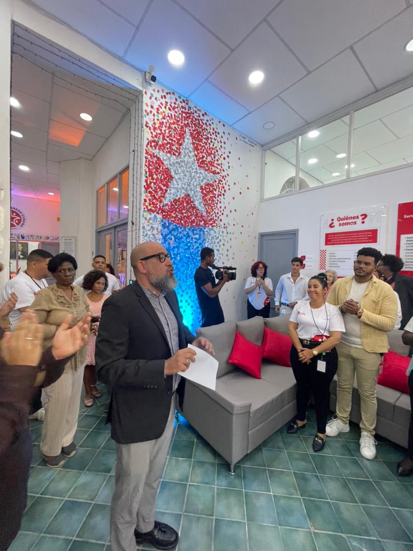 Ángel Aguilera, jefe del proyecto, durante la presentación oficial
