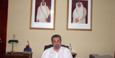 Rashid Mairza Al-Mulla, embajador del Estado de Qatar en Cuba