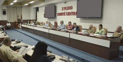 X Pleno del Comité Central del Partido Comunista de Cuba