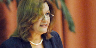 Elba Rosa Pérez, ministra del Citma
