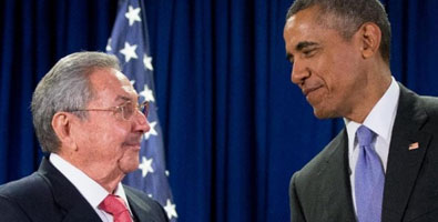 Raúl Castro y Barack Obama