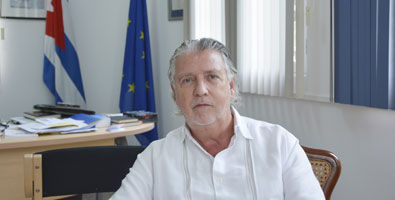 Herman Portocarero, embajador de la Unión Europea en Cuba