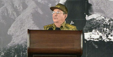 Discurso de Raúl en la Plaza Mayor General Antonio Maceo Grajales