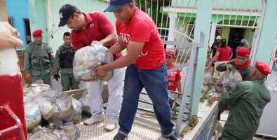 Alimentos para la población venezolana