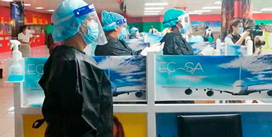 Operaciones comerciales en aeropuerto internacional José Martí