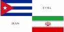 Banderas de Cuba e Irán