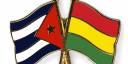 Banderas Cuba y Bolivia