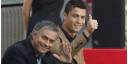 Cristiano Ronaldo y José Mourinho 
