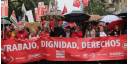 Multitud de indignados españoles 