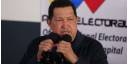 Hugo Chávez en declaración de prensa