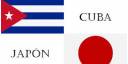Bandera de Cuba y Japón