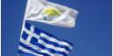 Banderas de chipre y Grecia