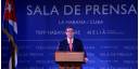 Conferencia de prensa Canciller cubano