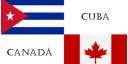 Banderas Cuba y Canadá