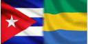 Banderas Cuba y Gabón