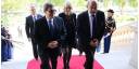 Jean-Yves Le Drian y Bruno Rodríguez 