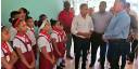 Díaz-Canel en la escuela de música Antonia Luisa Caba