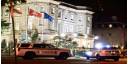 Los disparos impactaron contra el edificio de la embajada de Cuba. Foto: Twitter/@CubaMINREX.