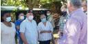 Díaz-Canel en la finca La Fortalez