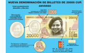 Nuevos billetes de 10 000 y 20 000 pesos circulan en Cuba