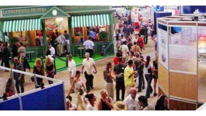 Visitantes en la Feria de la Habana