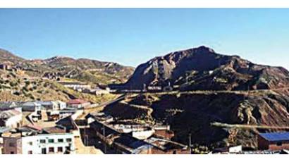 Yacimiento hallado en Corocoro, Bolivia