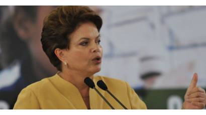 Dilma Rousseff , presidenta de Brasil