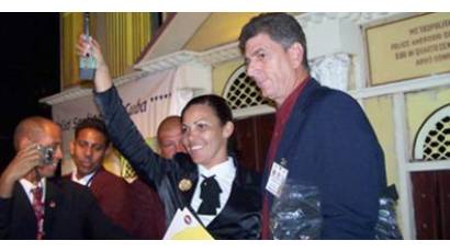 Cantinera santiaguera Yindra Vázquez la O