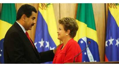 Presidentes de Venezuela y Brasil