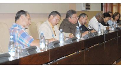 Presidencia del  VII Congreso de la ANEC