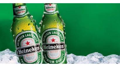 Cerveza Heineken helada
