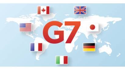 Jefes de Estado y de Gobierno de Estados Unidos, Francia, Reino Unido, Italia, Alemania, Canadá y Japón