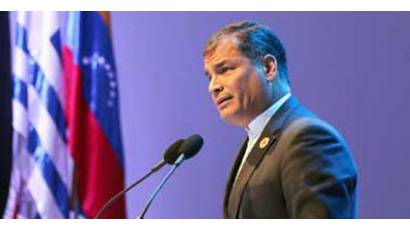Presidente de Ecuador, Rafael Correa
