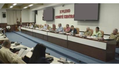 X Pleno del Comité Central del Partido Comunista de Cuba