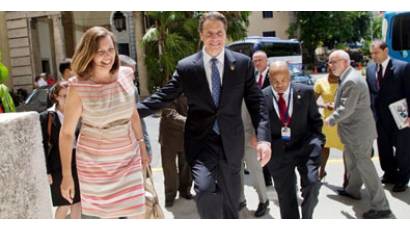 Visita del gobernador Andrew Cuomo a Cuba