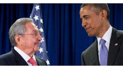 Raúl Castro y Barack Obama