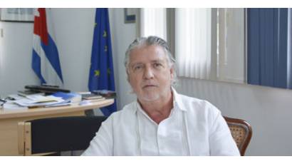 Herman Portocarero, embajador de la Unión Europea en Cuba