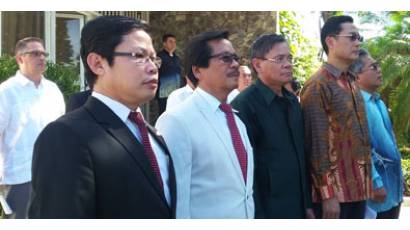 Embajadores representantes de la Asean en Cuba