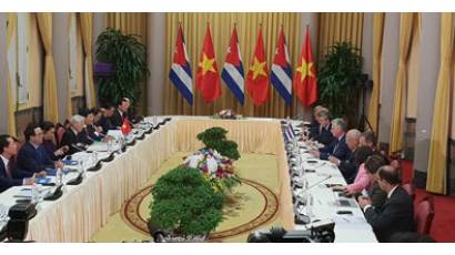 Cuba y Vietnam por fortalecer sus relaciones de cooperación