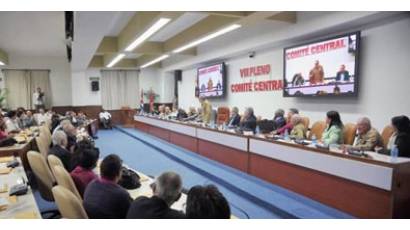 Sesionó Pleno del Comité Central del PCC