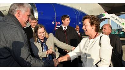 Díaz-Canel en visita oficial a Irlanda