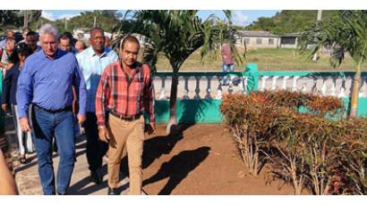 Encabeza Díaz-Canel visita de gobierno a Ciego de Ávila