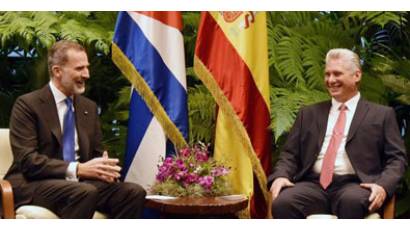 Rey de España y Díaz-Canel