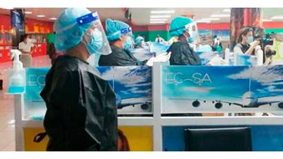Operaciones comerciales en aeropuerto internacional José Martí