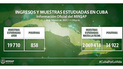 Parte del día 9 de febrero