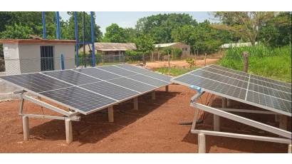 Paneles solares benefician bombeo de agua en Ciego de Ávila