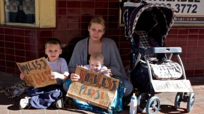 Niños pobres en el país más rico del mundo