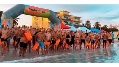 Vuelve el Gran Retto en su travesía de Aguas Abiertas en Varadero