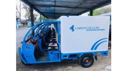 Tiempos de movilidad eléctrica en Correos de Cuba